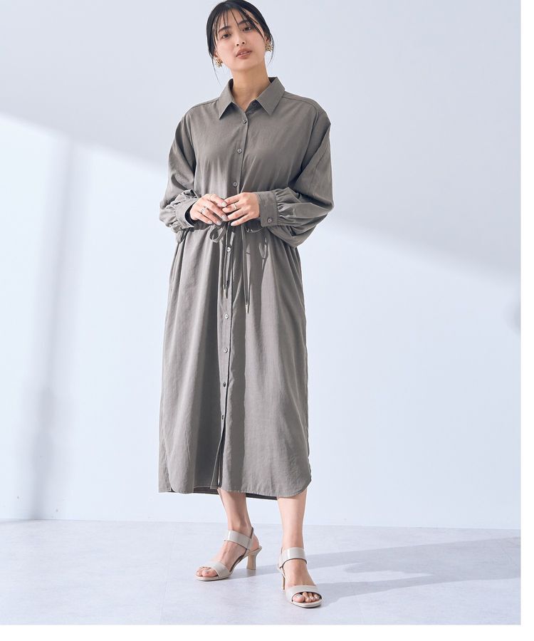 YECCA VECCA「2way袖バルーンワンピース」|ワンピース|