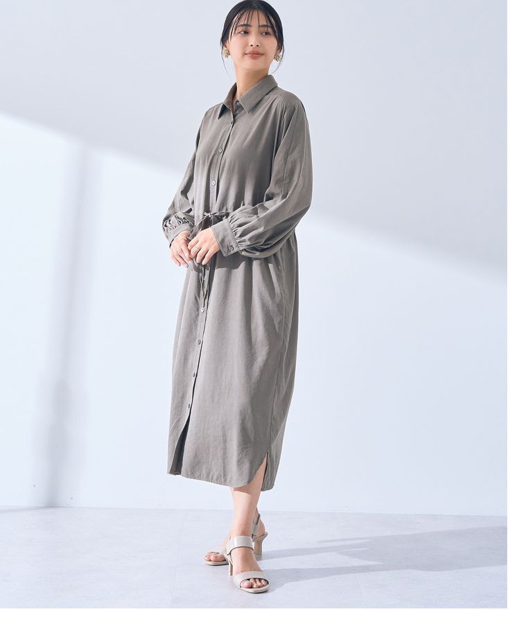 YECCA VECCA「2way袖バルーンワンピース」|ワンピース|