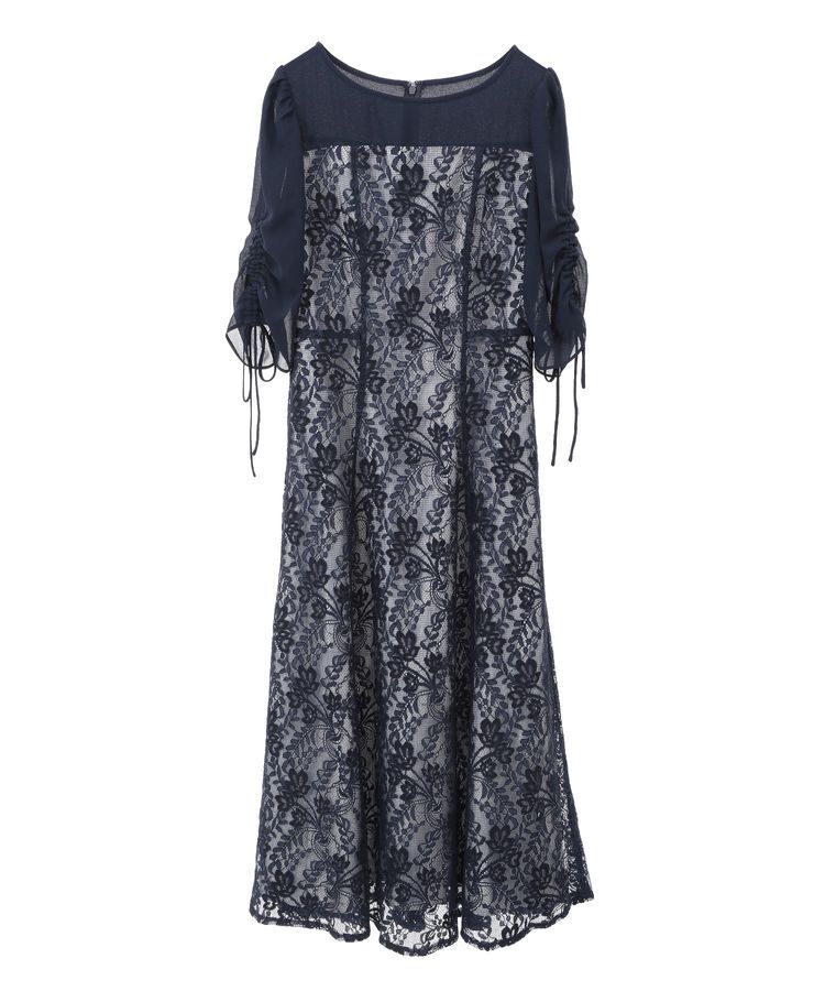 YECCA VECCA「レース切替フレアドレス」|ワンピース|