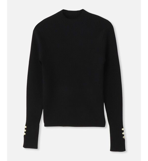 allureville「◇ キリカエリブプルオーバー」|ニット・セーター|ブラック