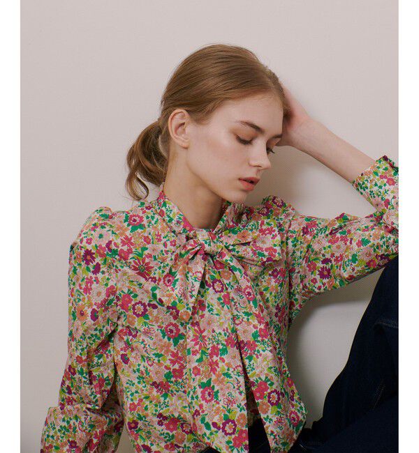 LOULOU WILLOUGHBY「【LOULOU WILLOUGHBY】LIBERTY リボンブラウス」|その他|
