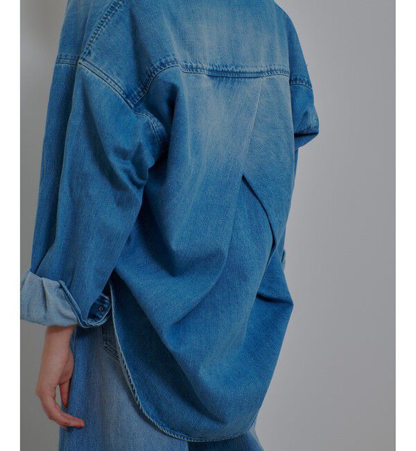 allureville「バックレイヤードデニムシャツ」|シャツ・ブラウス|