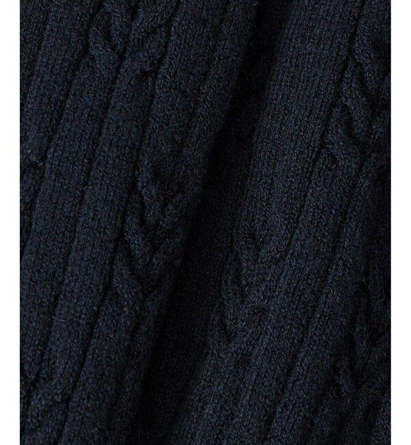 allureville「Ｗミニケーブルプルオーバー」|ニット・セーター|