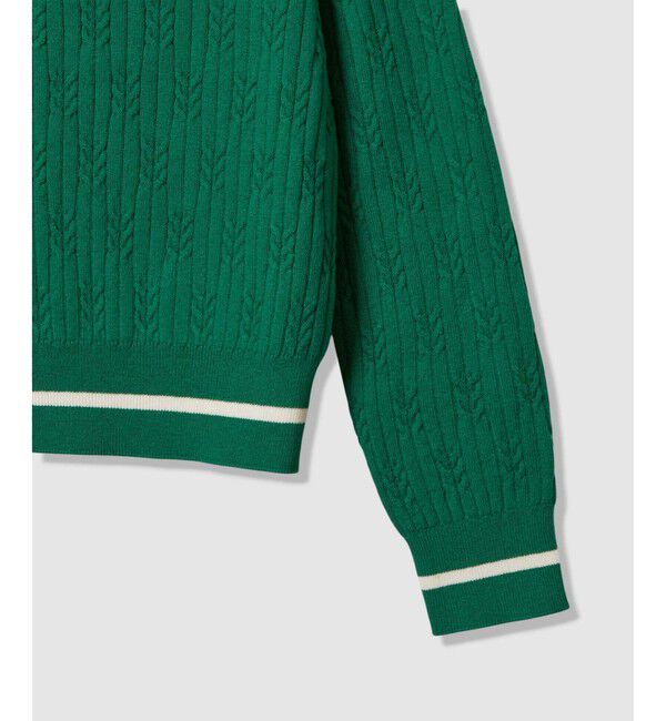 allureville「Ｗミニケーブルプルオーバー」|ニット・セーター|