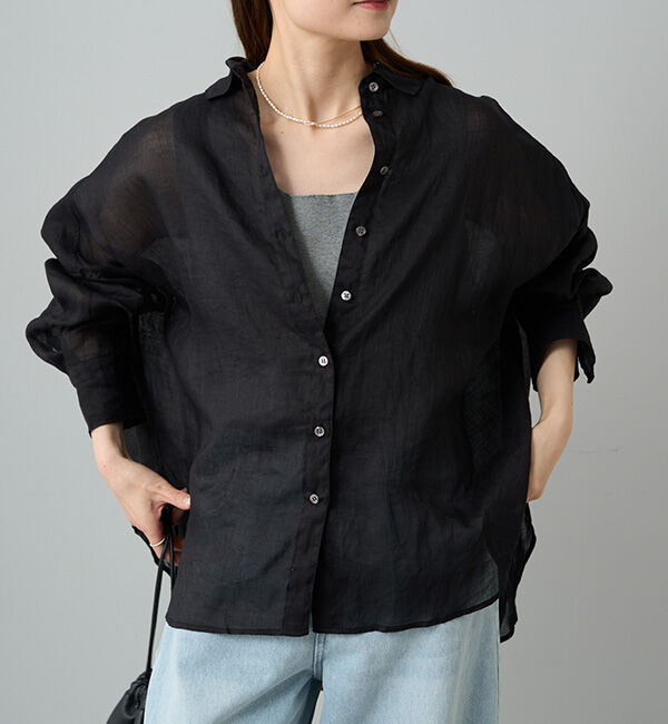  「【新色登場！/リバイバル】ラミーオーバーシャツブラウス」|シャツ・ブラウス|