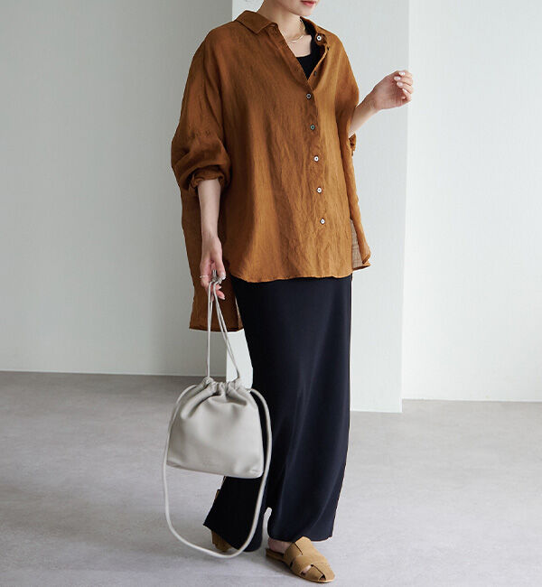  「【新色登場！/リバイバル】ラミーオーバーシャツブラウス」|シャツ・ブラウス|