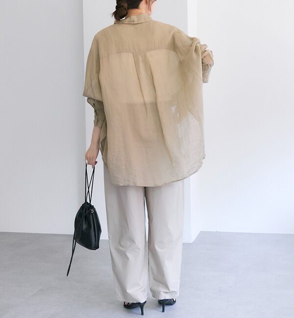  「【新色登場！/リバイバル】ラミーオーバーシャツブラウス」|シャツ・ブラウス|