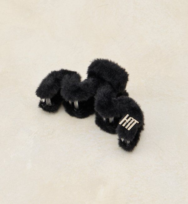  「【Latini】ロゴ付きフェイクファークリップ」|その他|