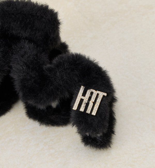  「【Latini】ロゴ付きフェイクファークリップ」|その他|