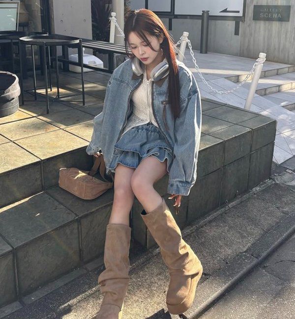  「配色バーンジャケット」|デニムジャケット|