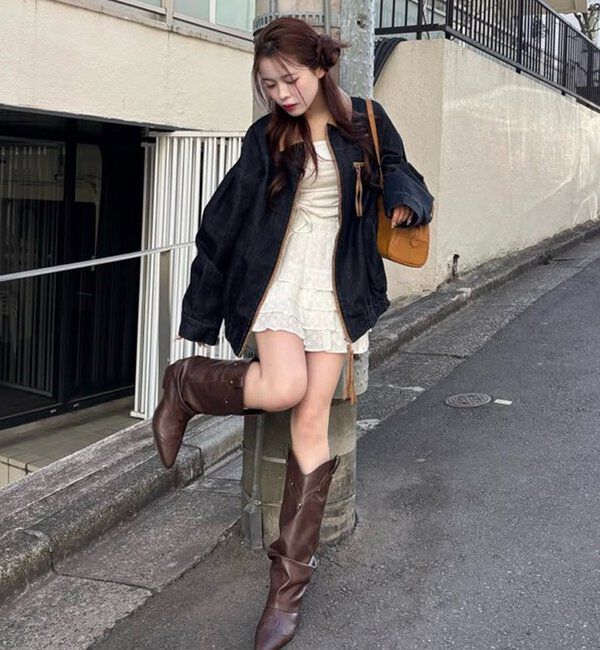  「配色バーンジャケット」|デニムジャケット|