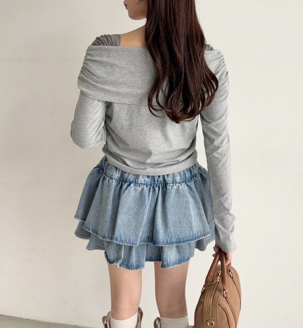  「ティアードミニスカート」|スカート|