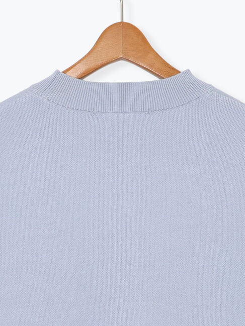 Lugnoncure「フラワーモチーフロゴニットプルオーバー」|ニット・セーター|