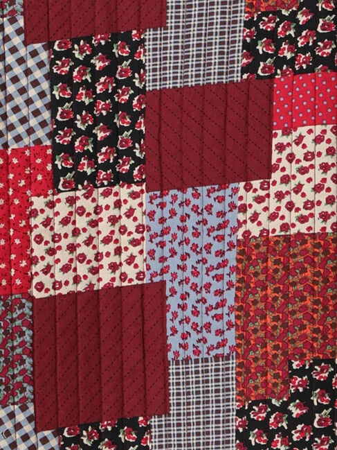 Samansa Mos2「花柄パッチワーク風キルトジャケット」|その他|