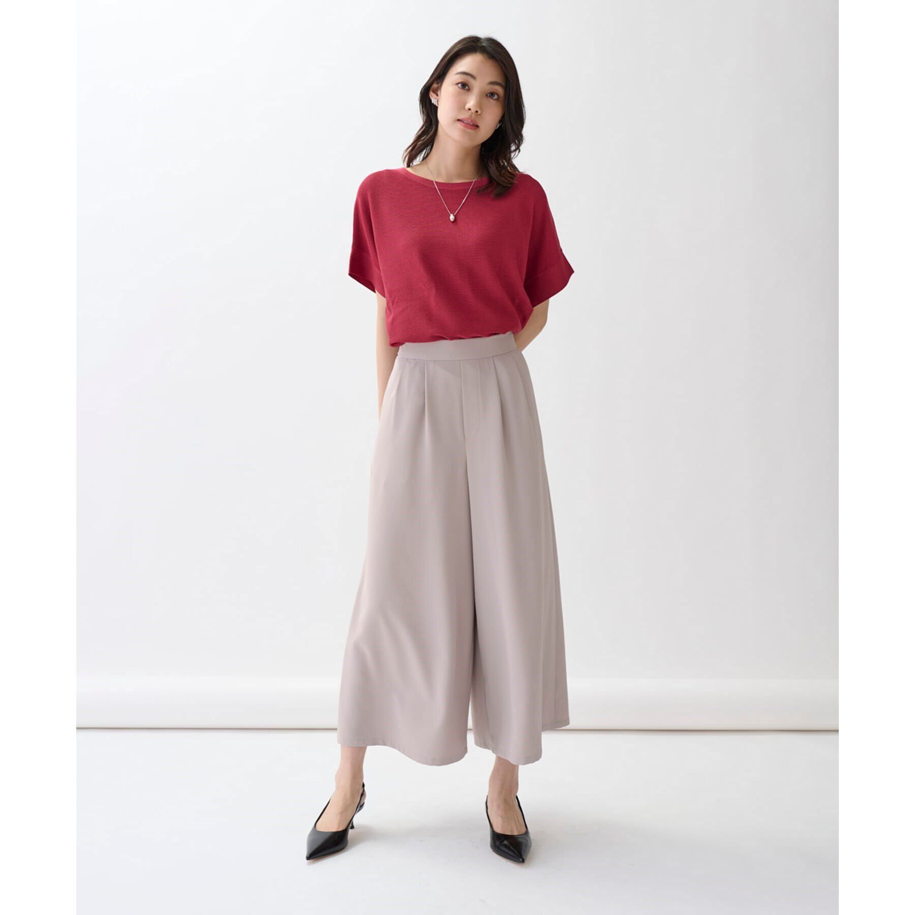 UNTITLED「【大人気セットアップ！！快適なはき心地】リラックス ガウチョパンツ」|その他|