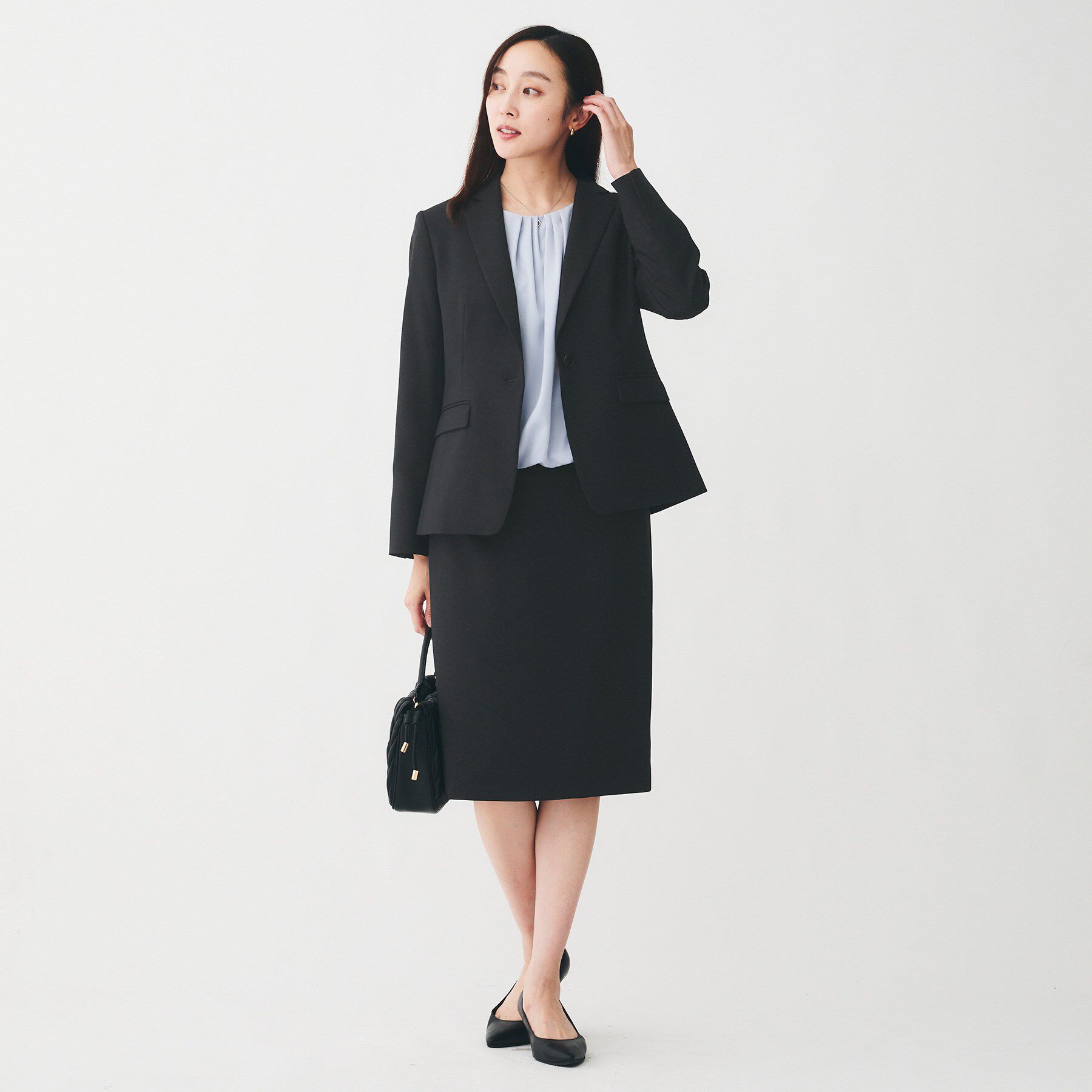 UNTITLED「【洗える/お仕事スーツ】ドライメランジ テーラードジャケット」|テーラードジャケット|