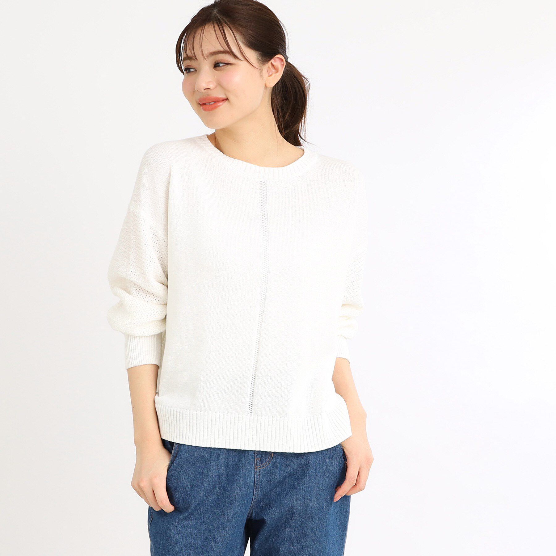 Reflect「【E‐QUALITY／手洗い可】ドライタッチニット」|ニット・セーター|