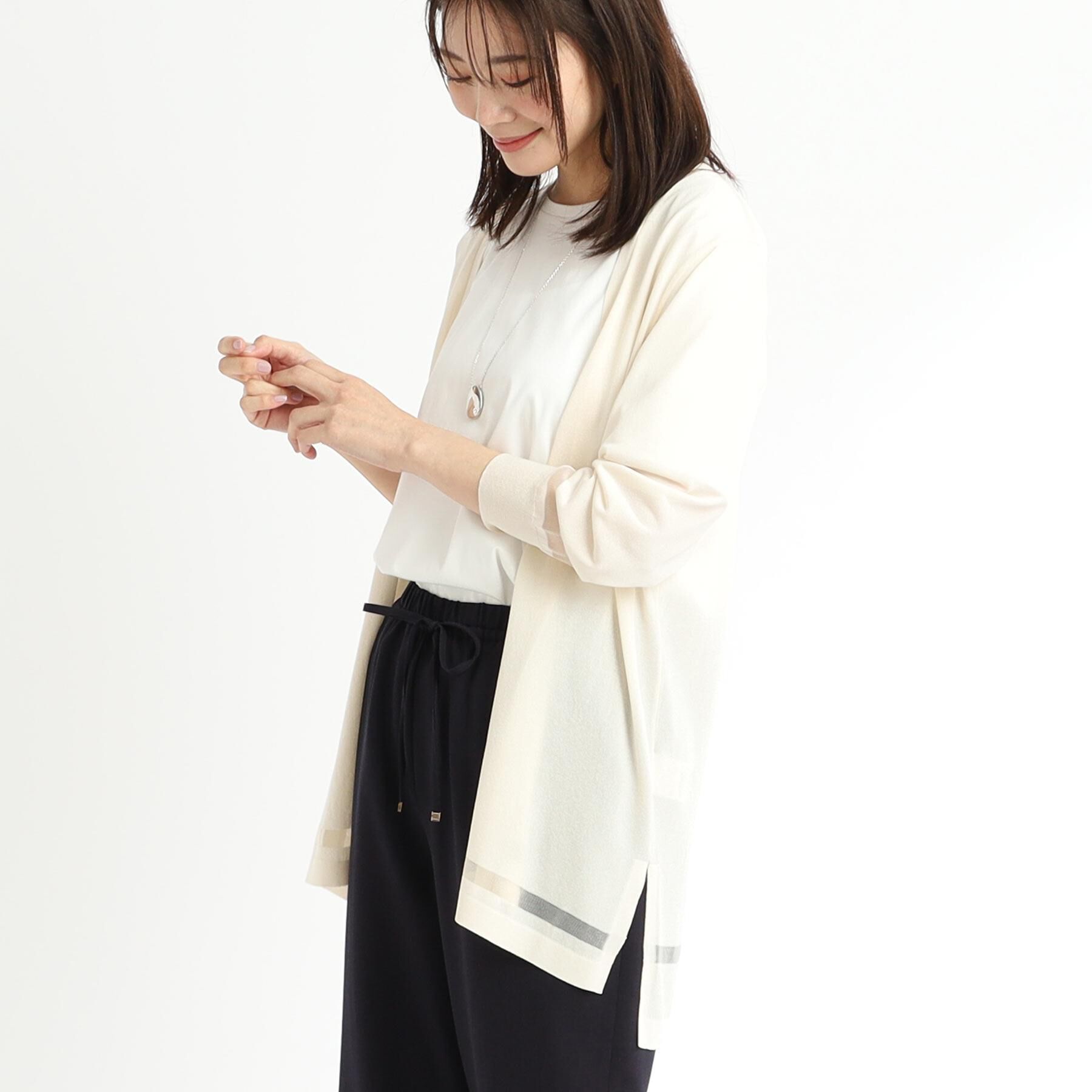 Reflect「【手洗い可】着流しカーディガン」|カーディガン|