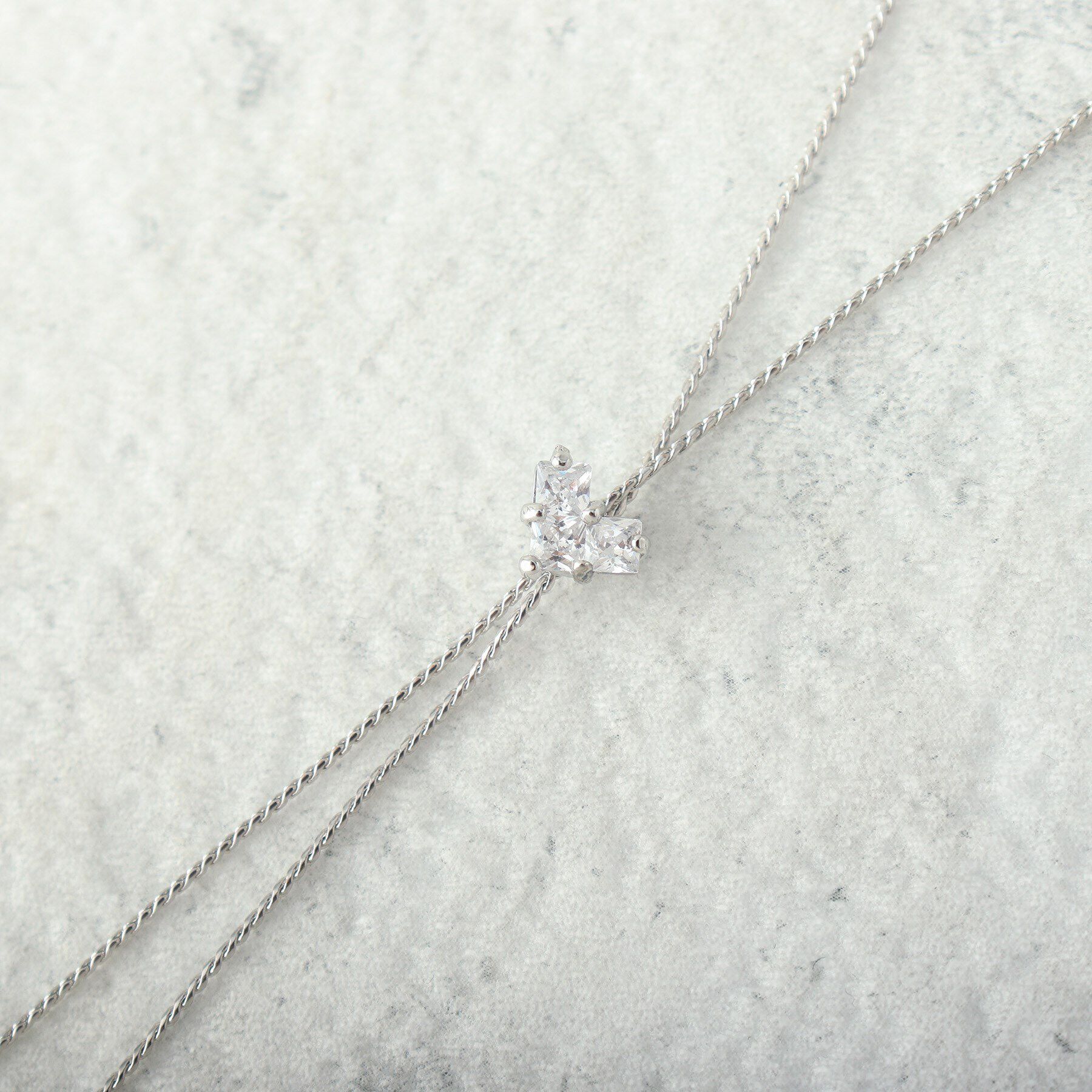 grove「デザインチェーンハートビジュースライドネックレス」|ネックレス|