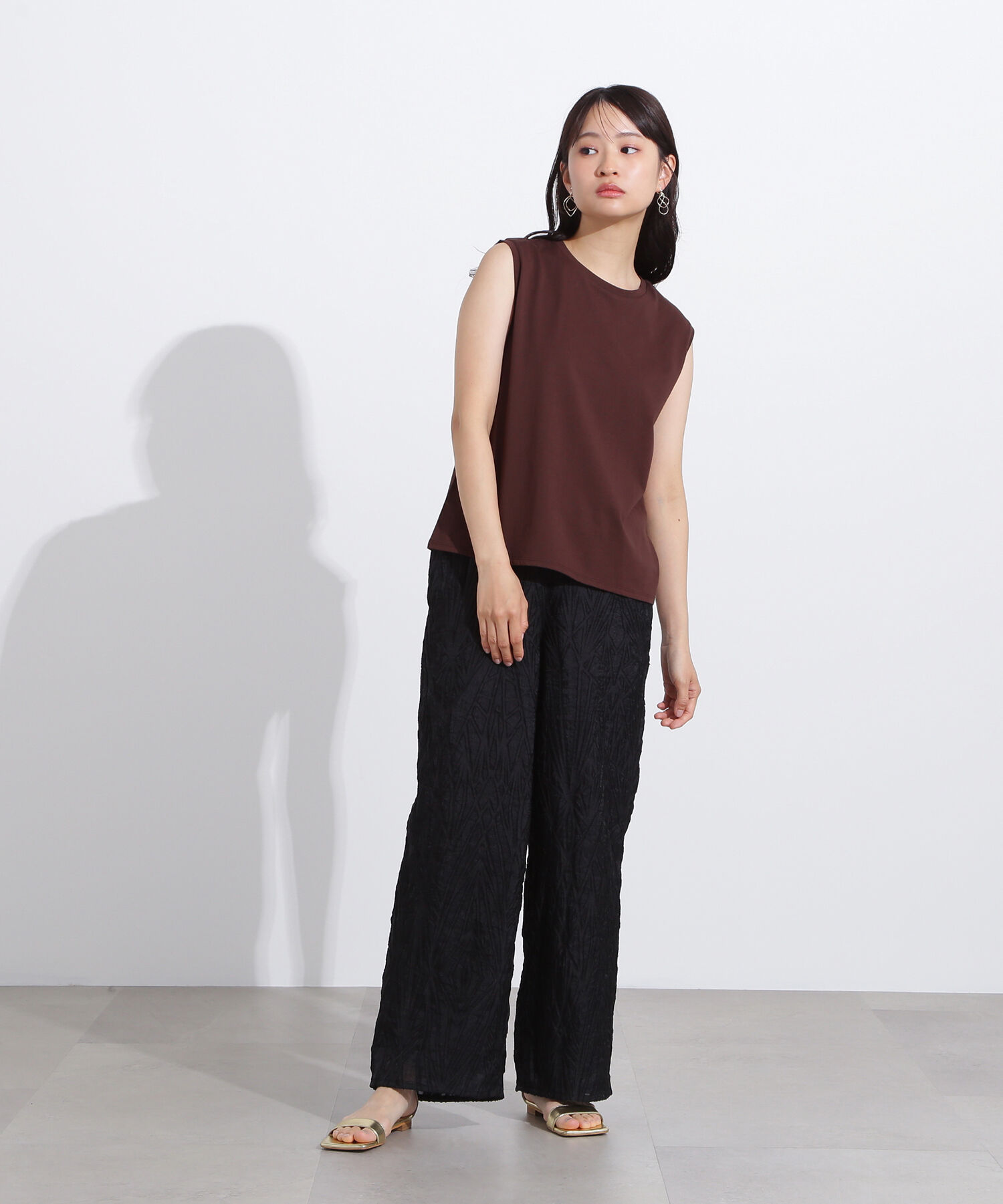  「カットジャガードイージーパンツ」|その他|