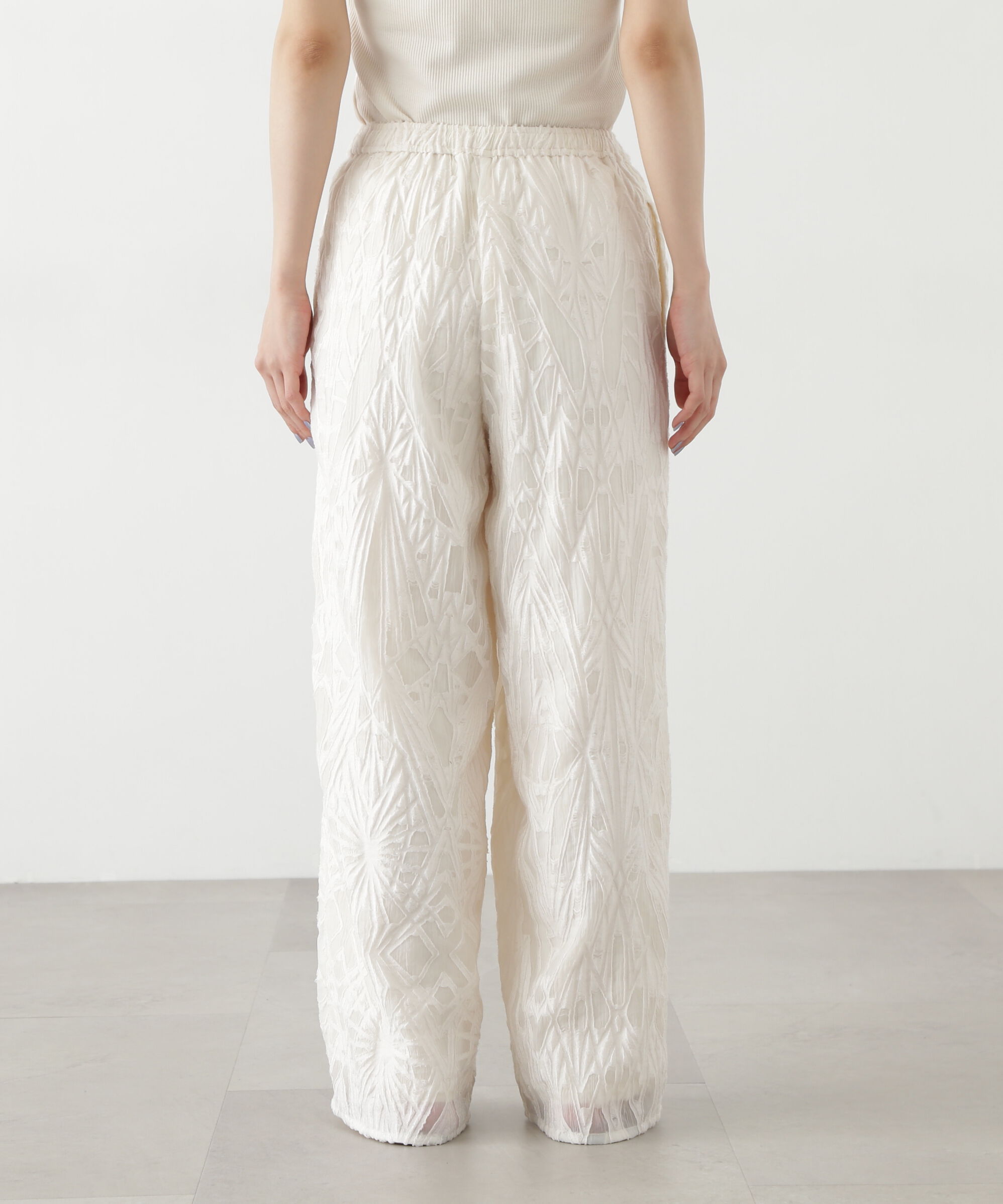  「カットジャガードイージーパンツ」|その他|