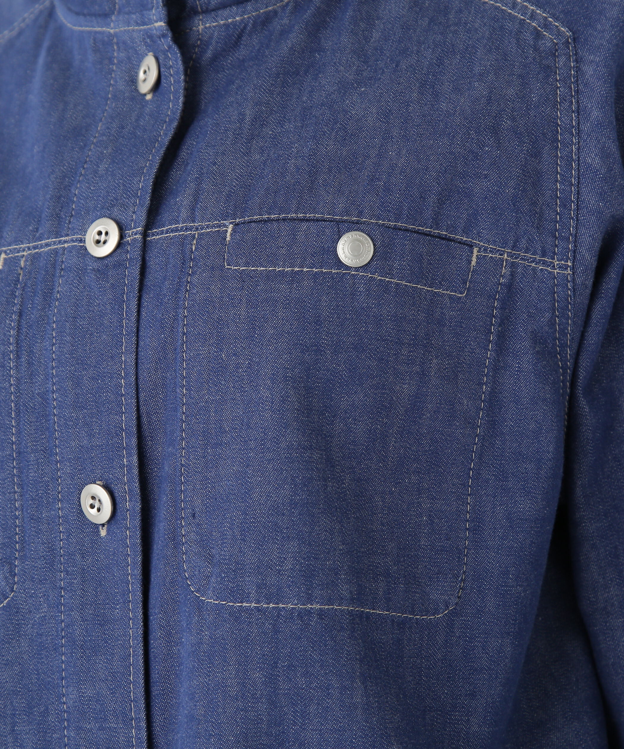  「◆ライトオンスデニムフードブラウス」|シャツ・ブラウス|