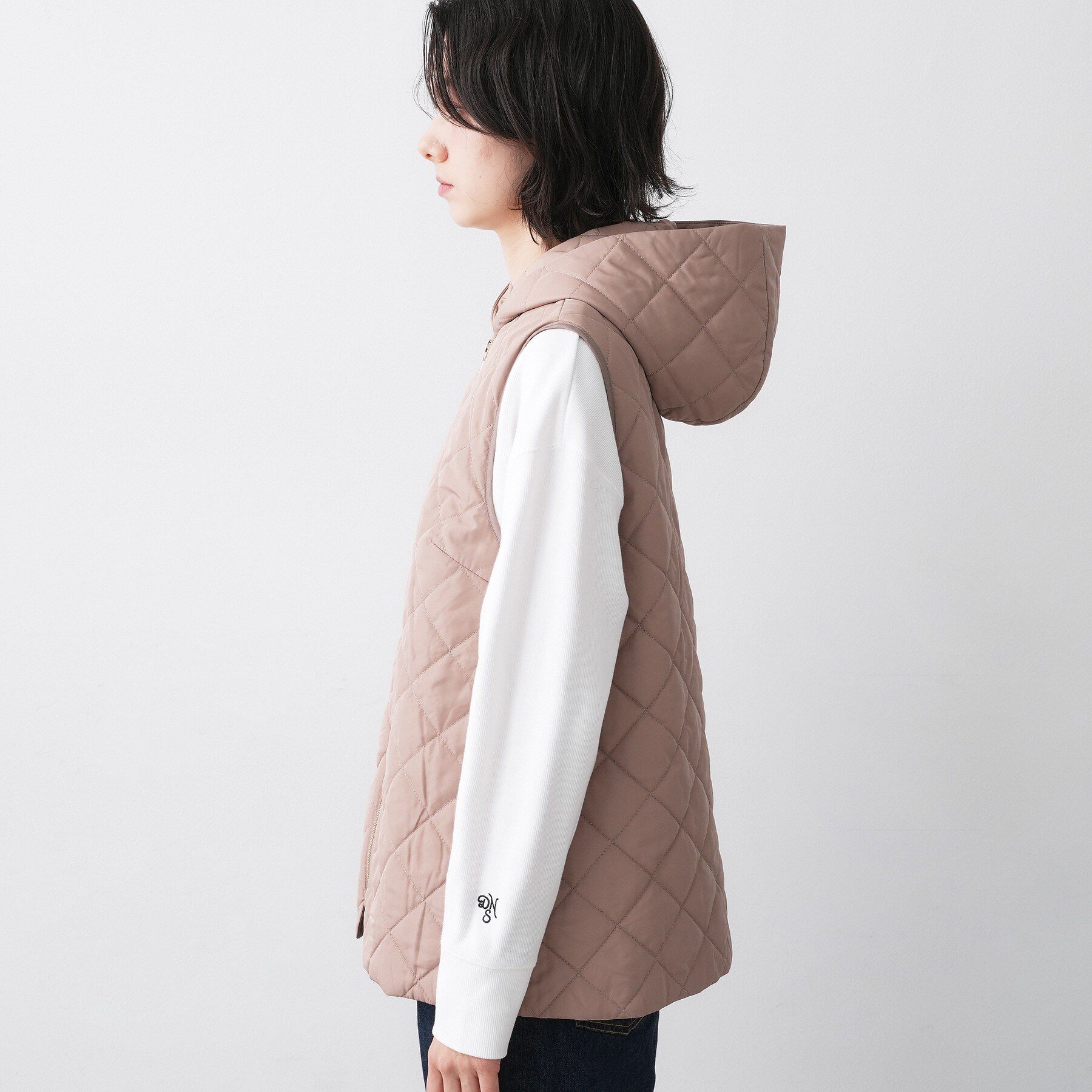 Dessin「【4WAY/洗える】ベスト付き中綿キルトコート」|その他|