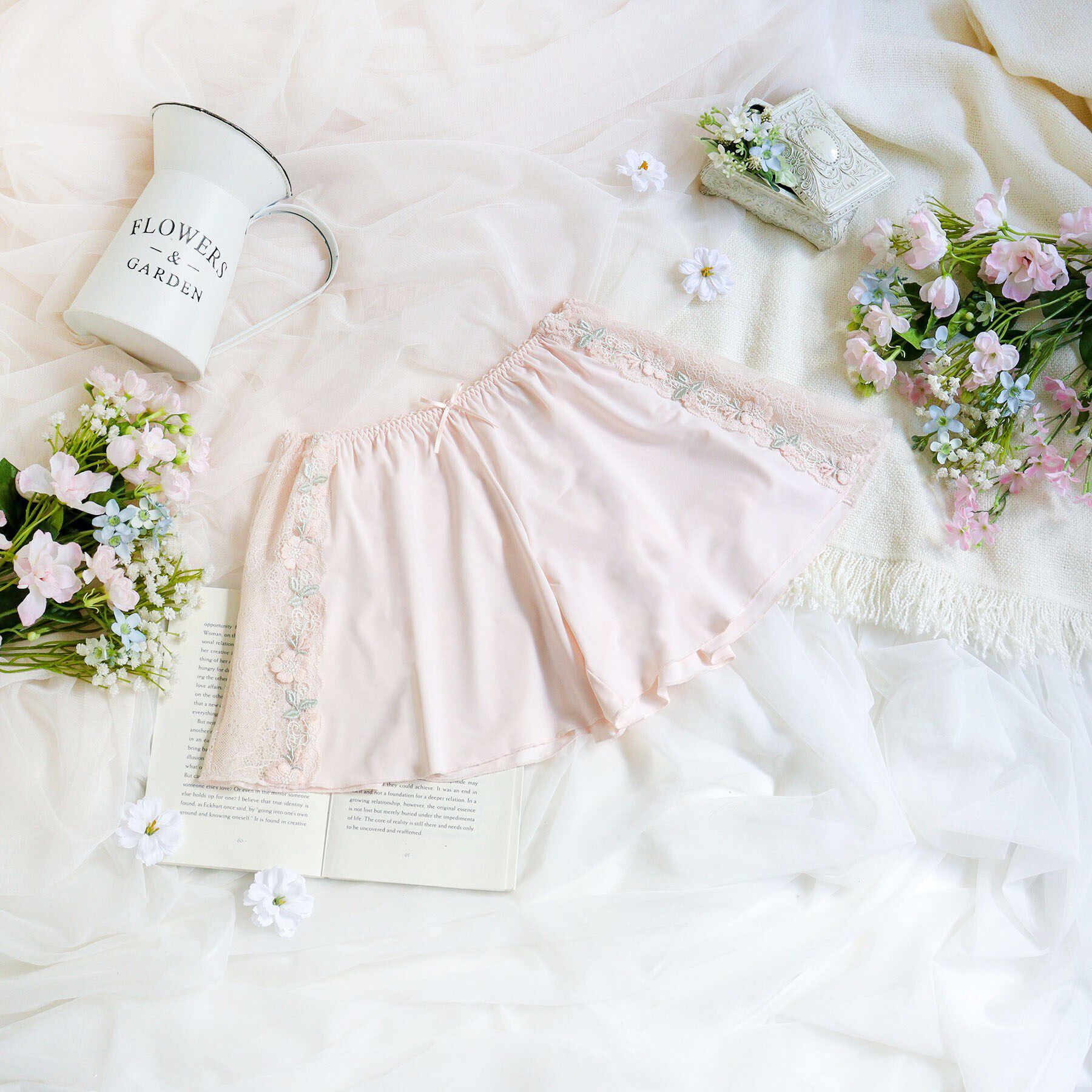 Risa Magli「シュクリエ タップパンツ」|インナー|ピンク(071)