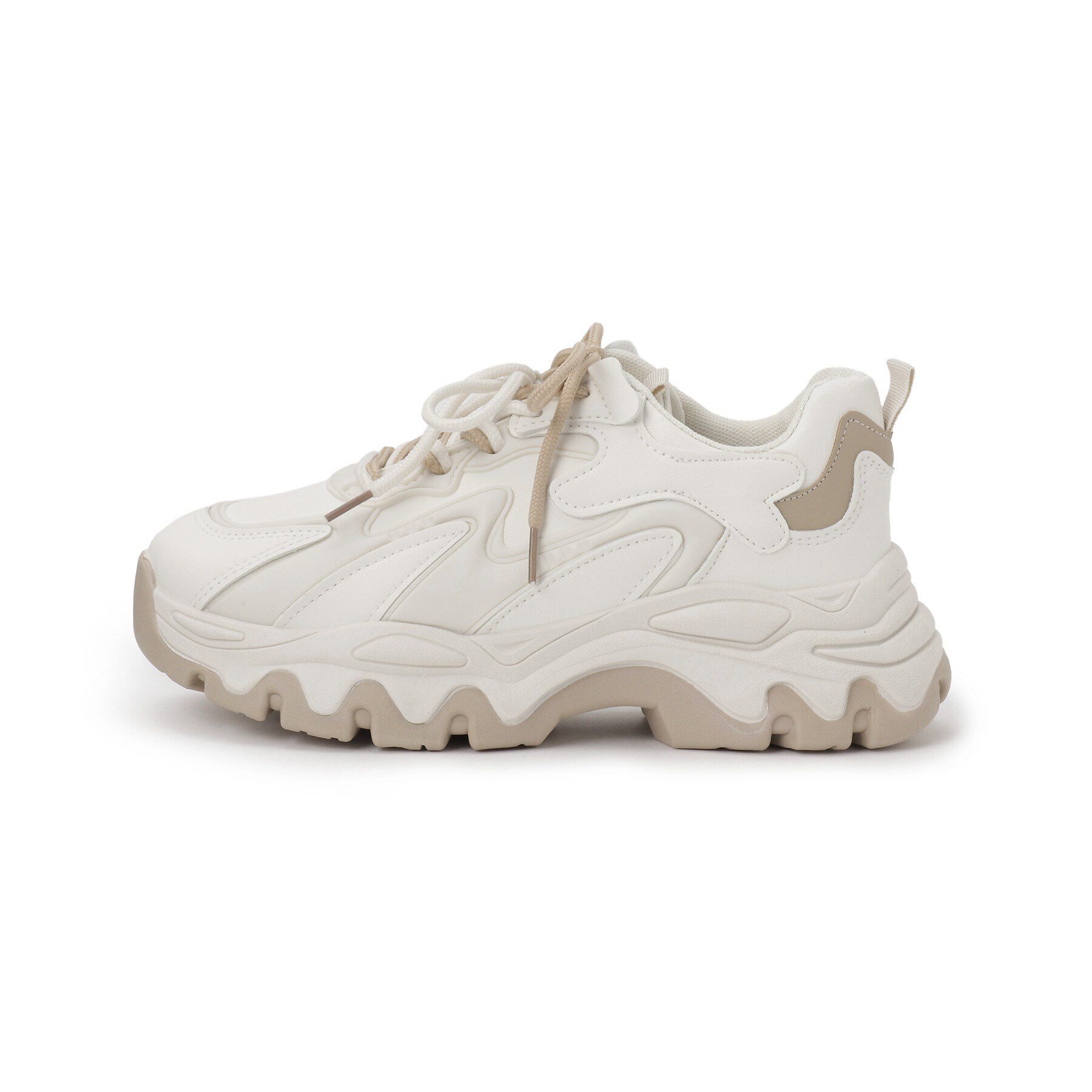 csT&P「厚底カラーソールレースアップ スニーカー」|スニーカー|