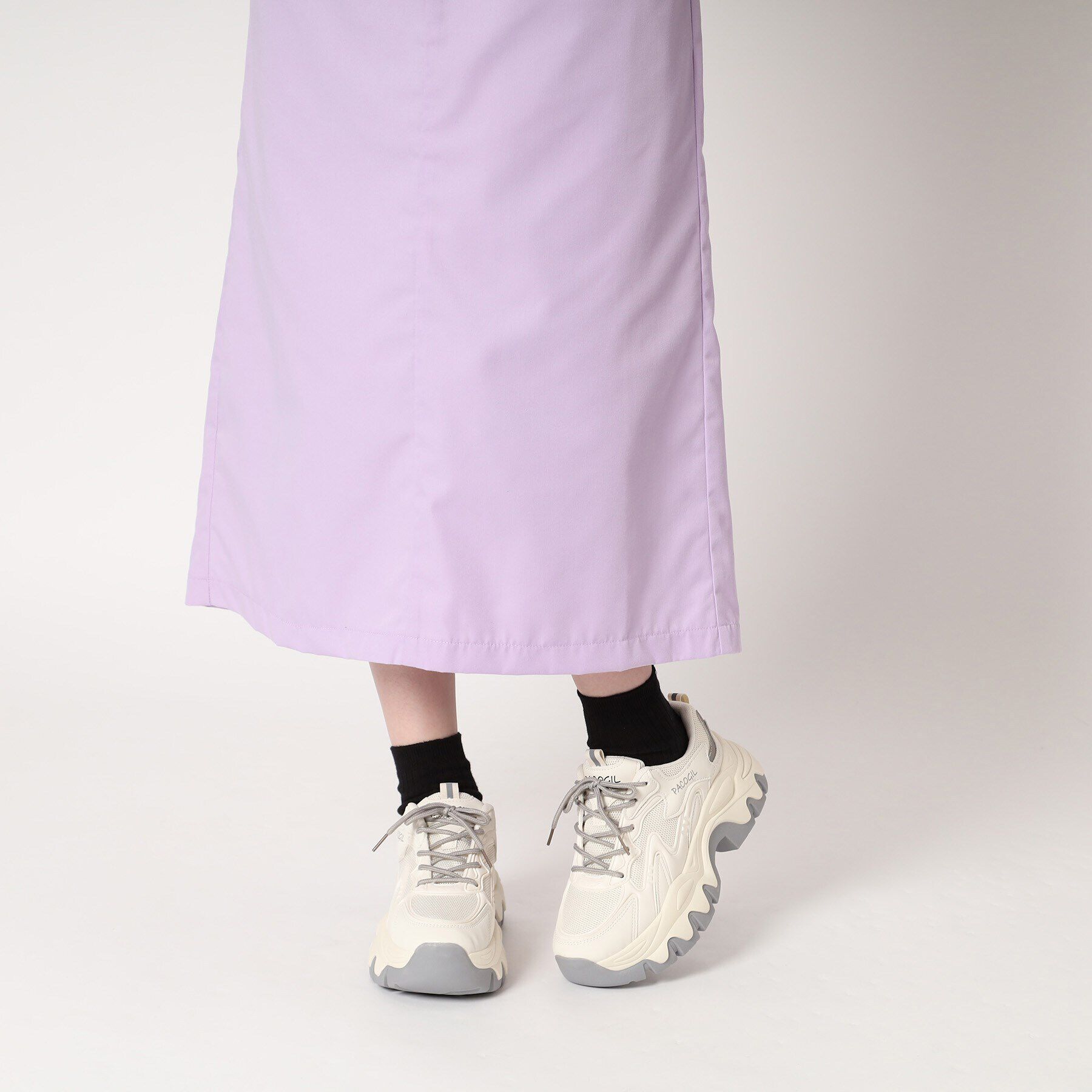 csT&P「厚底カラーソールレースアップ スニーカー」|スニーカー|