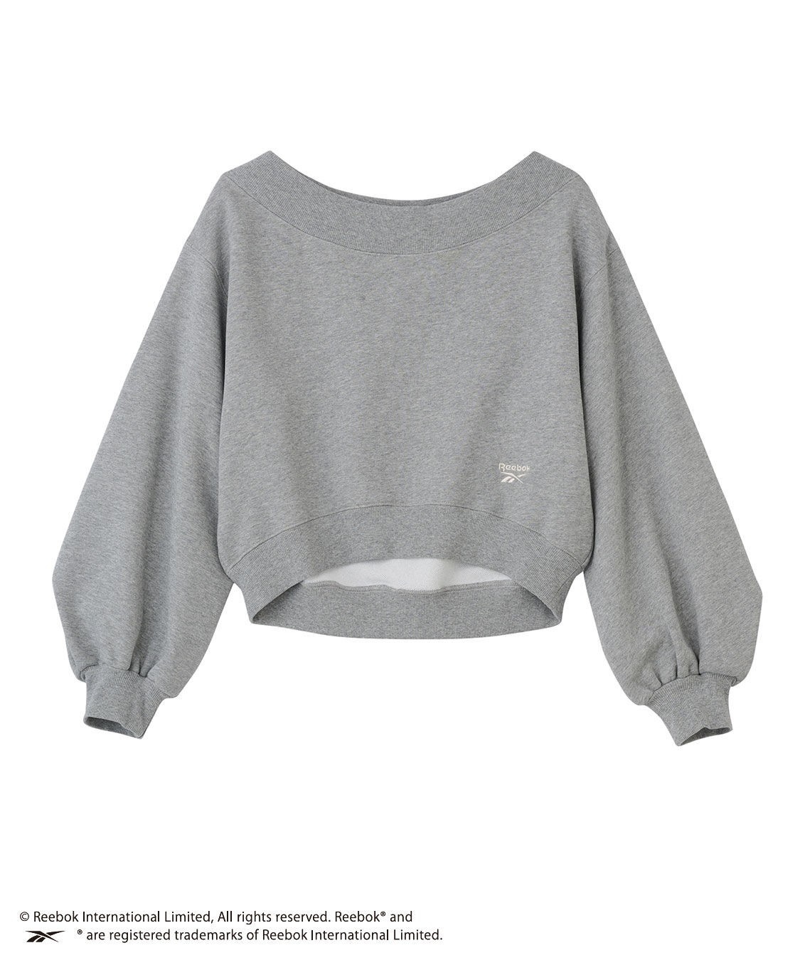 COCO DEAL「《COCO DEAL/Reebok》ボリュームスリーブオフショルスウェット」|スウェット・ジャージ|