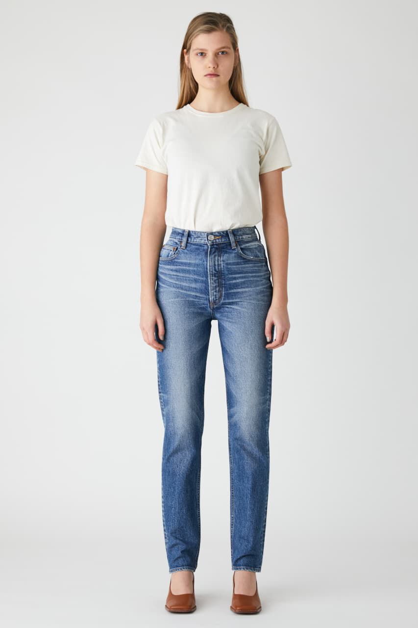 MOUSSY「PLAIN JEANS STRAIGHT SLIM」|デニム|