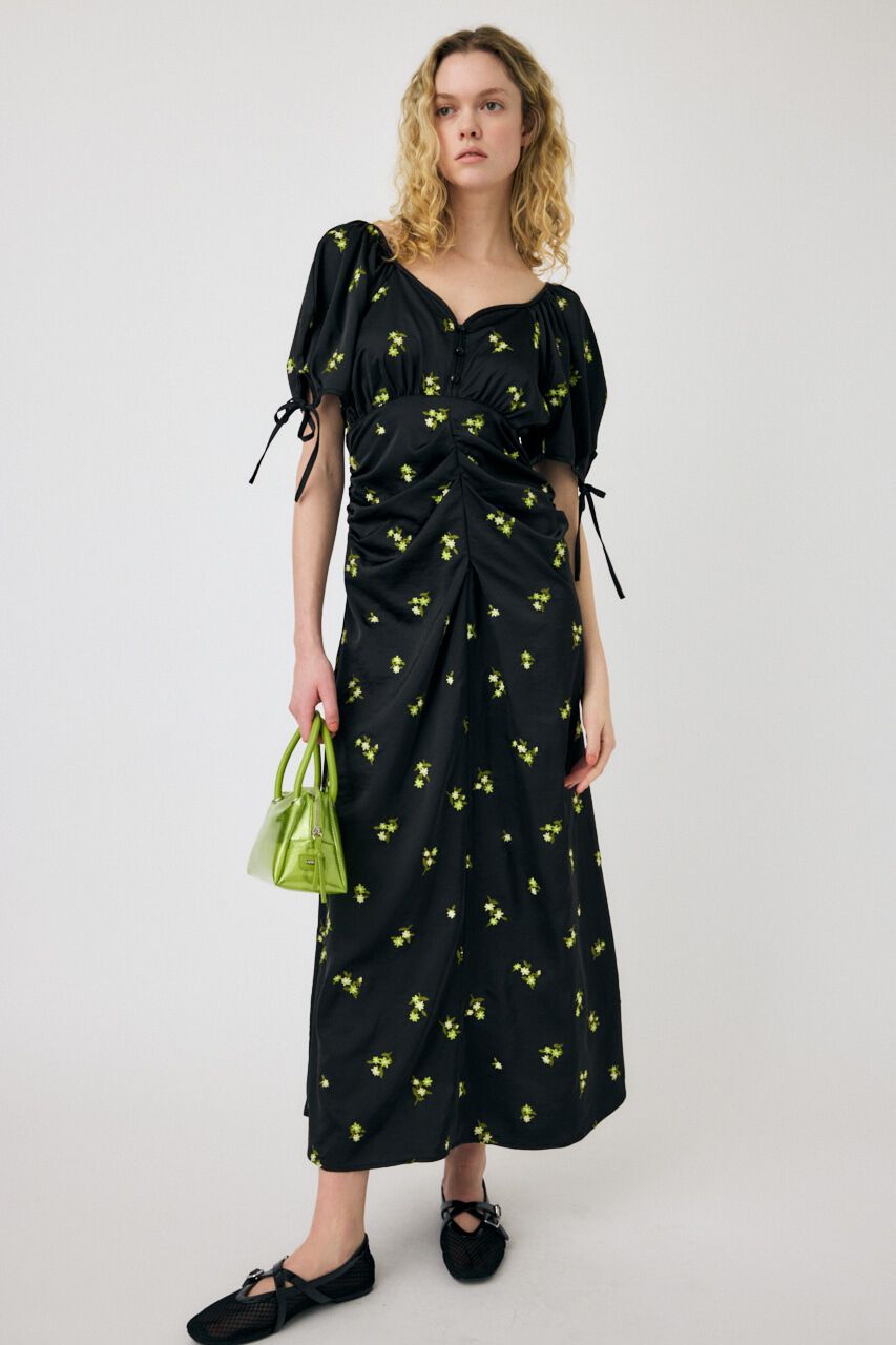 MOUSSY「BUTTERFLY SLEEVE ドレス」|ワンピース|