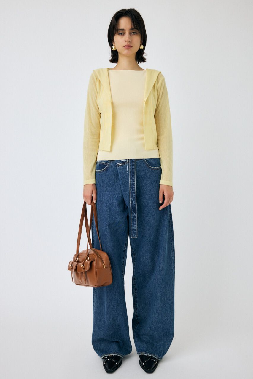 MOUSSY「SHEER CUT フーディ」|パーカー|