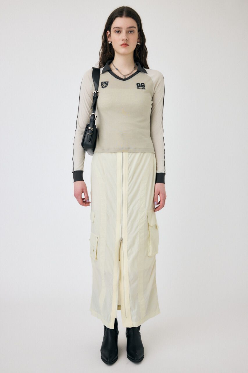 MOUSSY「SHEER GAME シャツ」|Tシャツ・カットソー|