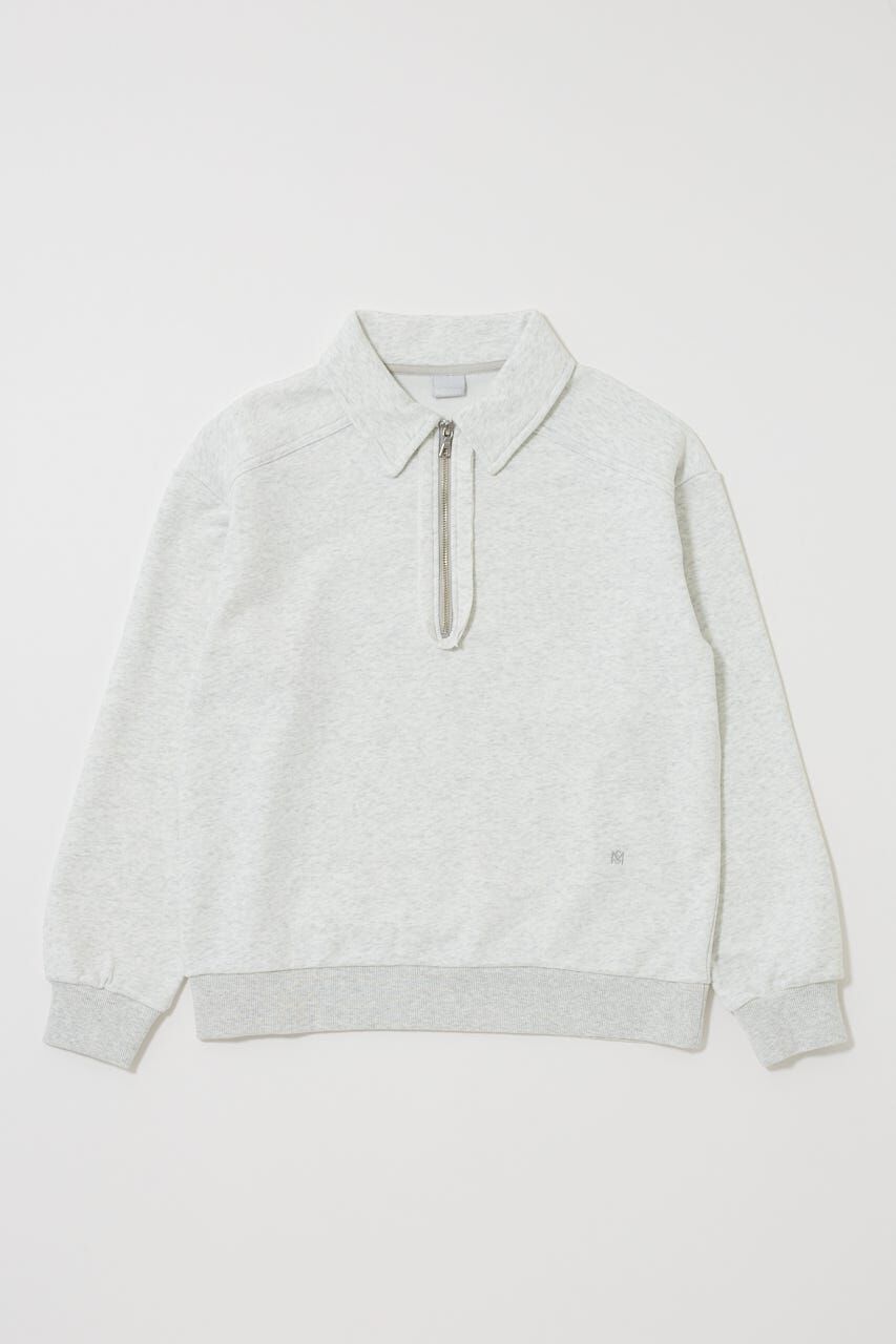 MOUSSY「HALF ZIP SWEAT POLO プルオーバー」|パーカー|