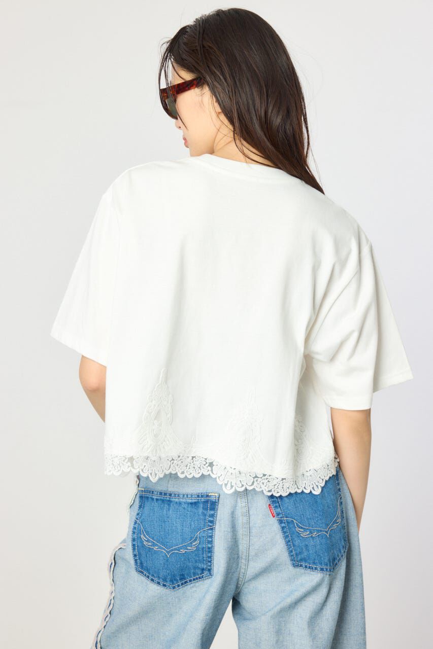 RODEO CROWNS「ヘムレースTシャツ」|Tシャツ・カットソー|