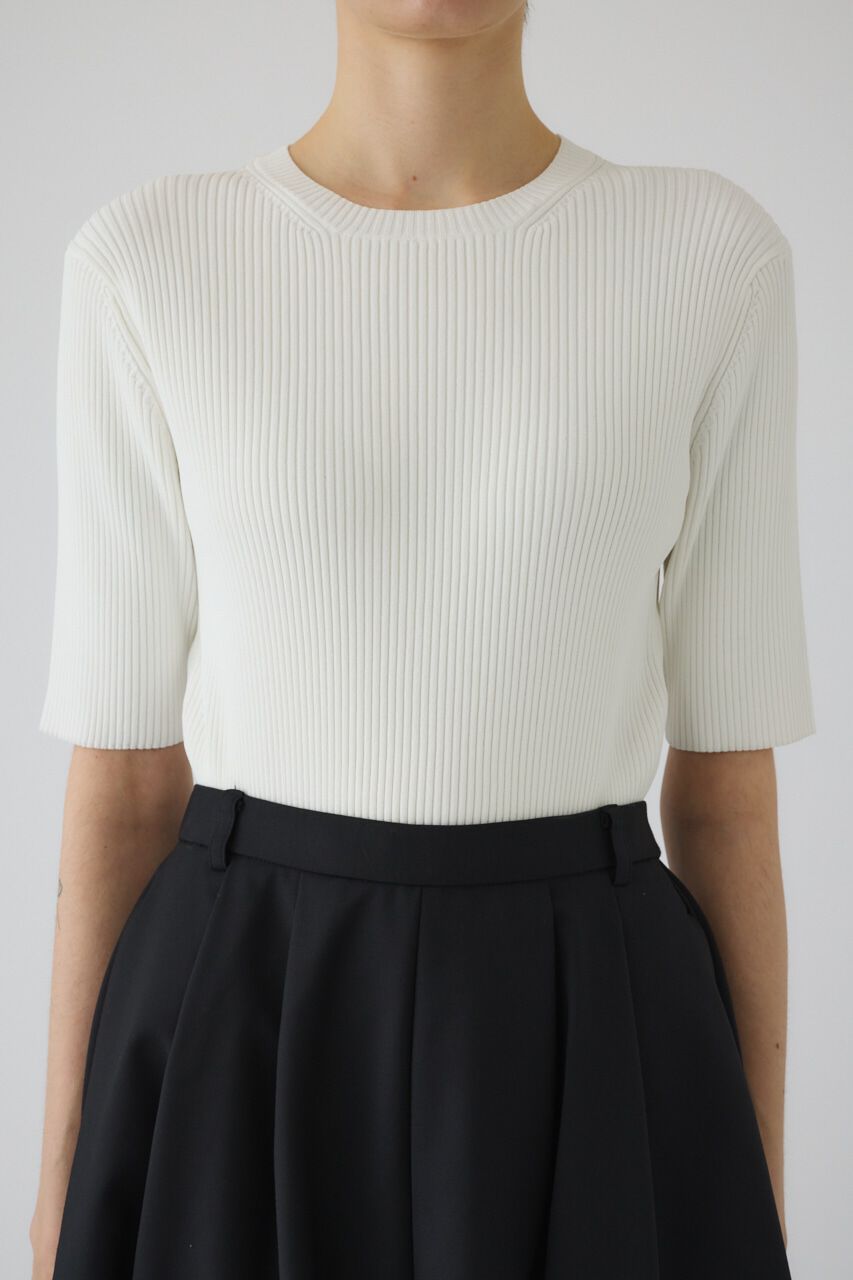 RIM.ARK 「Compact knit tops」|ニット・セーター|WHT