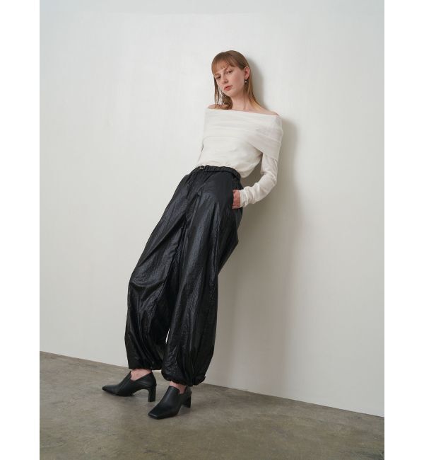 ELENDEEK「SHEER KNIT OFF SHOULDER」|ニット・セーター|