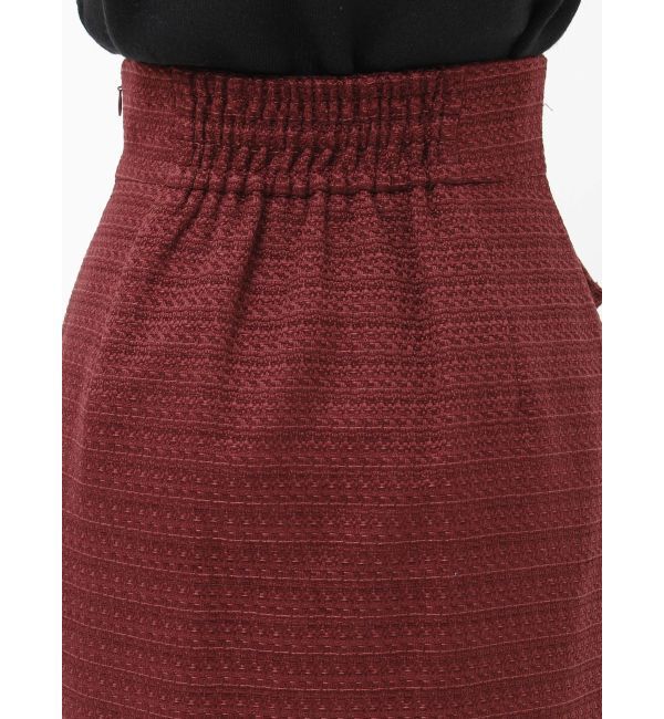 RESEXXY「パールボタンツイードラップスカート」|スカート|