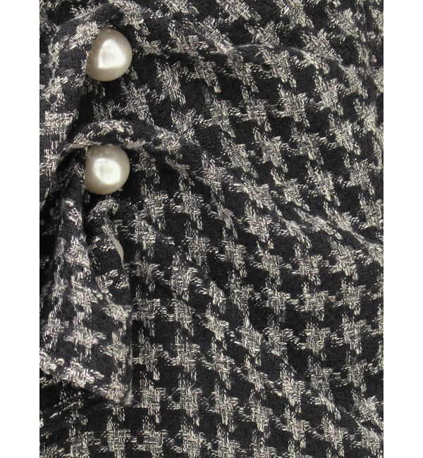 RESEXXY「パールボタンツイードラップスカート」|スカート|