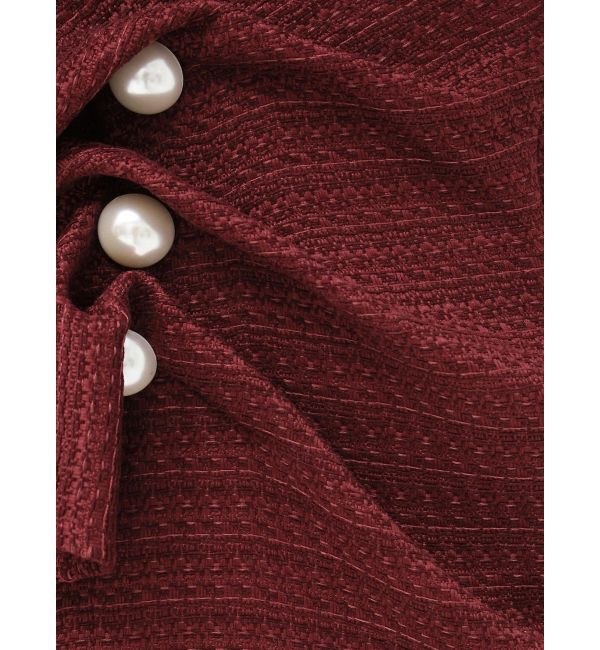 RESEXXY「パールボタンツイードラップスカート」|スカート|