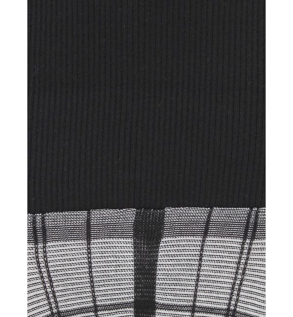 RESEXXY「シアーチェックニットワンピース」|ワンピース|