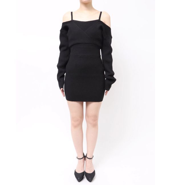 RESEXXY「レイヤードニットワンピース」|ワンピース|