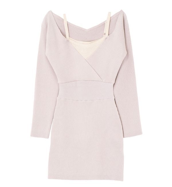 RESEXXY「レイヤードニットワンピース」|ワンピース|