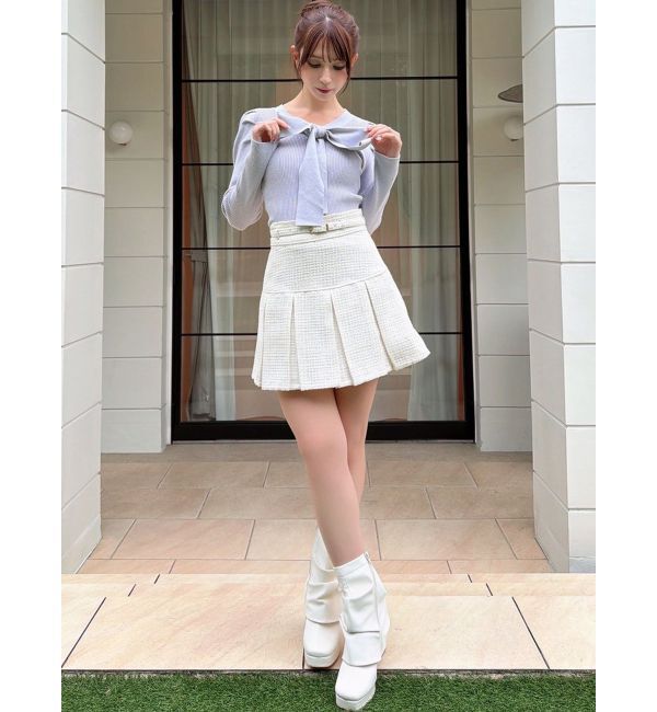 RESEXXY「ボウタイニットトップス」|ニット・セーター|