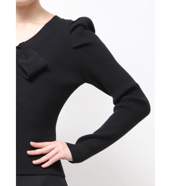 RESEXXY「ボウタイニットトップス」|ニット・セーター|