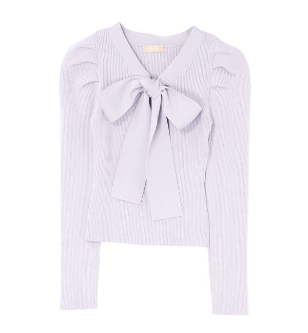 RESEXXY「ボウタイニットトップス」|ニット・セーター|
