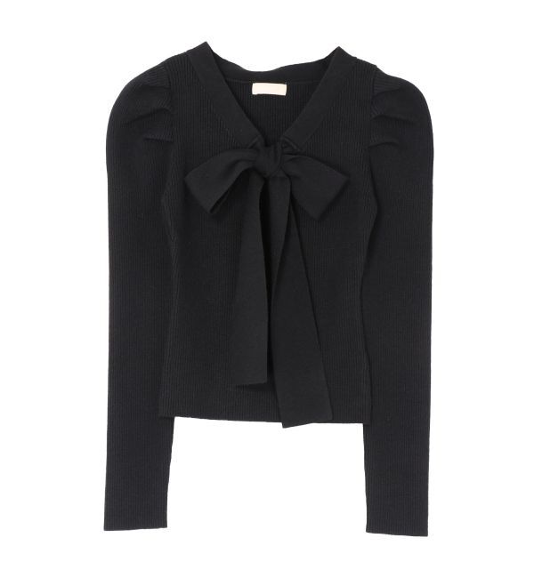 RESEXXY「ボウタイニットトップス」|ニット・セーター|