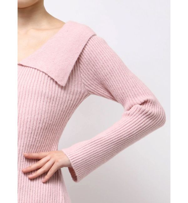 RESEXXY「ビッグカラーニットトップス」|ニット・セーター|